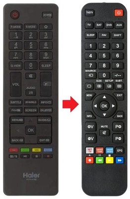 Fernbedienung passend für HAIER 504Q3917101 | HTR-A18EN | HTR-D18A