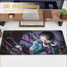Extra Large Anime Girl Design Mouse Pad - Non-Slip Desk Mat, Gaming Mat, Desk M