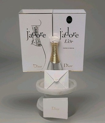 DIOR J ADORE L'OR ESSENCE DE PARFUM SPRAY **EMPTY** BOTTLE  40 ml IN BOX