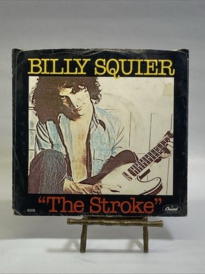 Billy Squier The Stroke 7'' Vintage 1981 Vinyl Single 45 rpm Capitol Record  5005