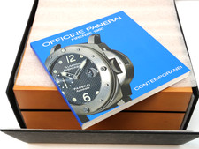 Panerai Luminor Submersible Titanium Black Dial Automatic Mens 16