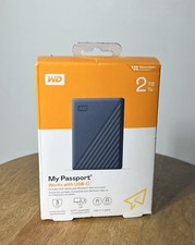 Western Digital 2TB WD My Passport Portable HDD Silicon Grey New In Box - SALE