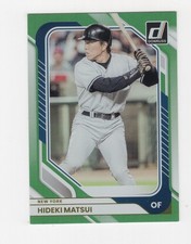 2026 DONRUSS BASEBALL HOLO GREEN 166/199 HIDEKI MATSUI NEW YORK YANKEES #66