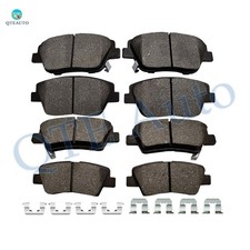Set of 8 Front-Rear Ceramic Brake Pad Kit For 2011-2015 Hyundai Sonata