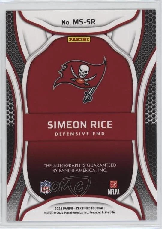 2022 Certified Mirror Signatures Bronze /45 Simeon Rice #MS-SR Auto - Image 2 of 2