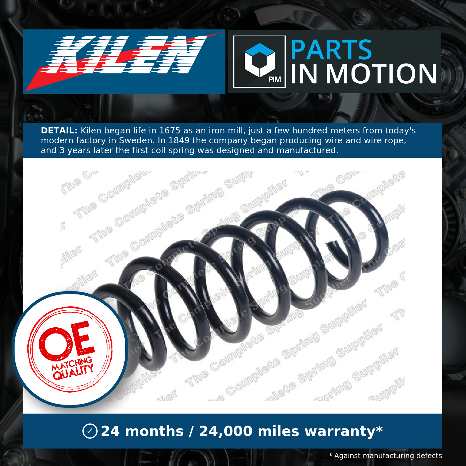 Fits LESJOFORS LS4095866 Coil spring LS4095866 Coil spring front L/R fits: VOLV - Image 9