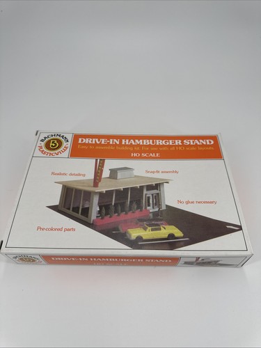 KIT SOPORTE HAMBURGUESA DRIVE-IN ESCALA HO 1:87 Bachmann 2916 envío rápido | Zustand: New