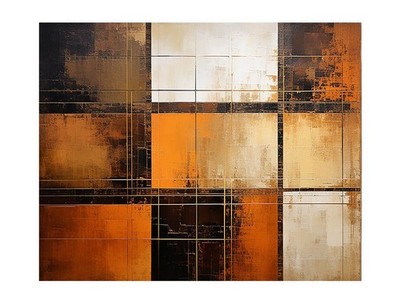 20x16 Abstract Cubes  Canvas Print Wall Art