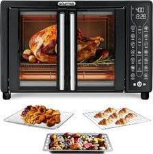 Toaster Oven Air Fryer Combo 17 Cooking Presets 1700W French Door Digital Air Fr