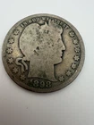 1898 Barber Quarter – Silver U.S. Coin – Vintage Liberty Head 25C – Collectible