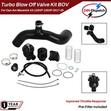 BOV Turbo Blow Off Valve Upgrade Kit For Can-Am Maverick X3 120HP 135HP 2017-25