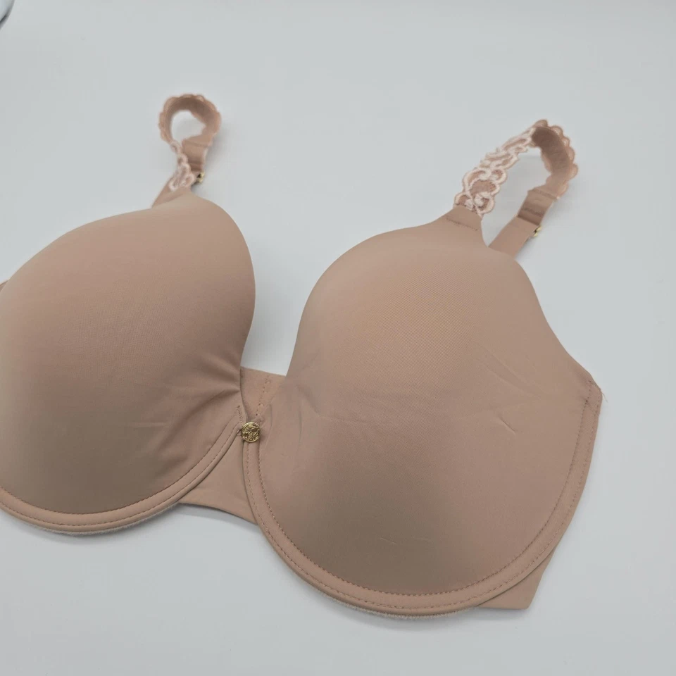 Sujetador Natori 32G Beige Contorno Con Aros Acolchado Cobertura Completa Correa de Encaje Nuevo sin Etiquetas Foto 3 de 4