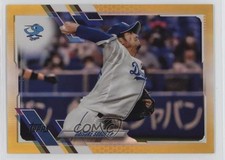 2021 Topps NPB Nippon Professional Baseball Gold Rainbow Foil Daisuke Sobue k2y