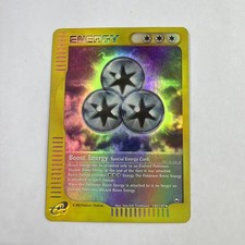 2002 Pokemon Reverse Holo Boost Energy 145/147 Aquapolis WOTC on eBay