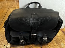 Genuine Harley-Davidson FXRS Convertible Saddlebag - Vintage Canvas/Leather 