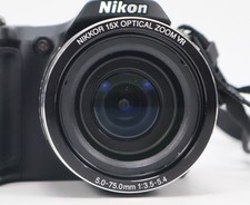 Nikon Coolpix L100 10MP Bridge Camera + Case + USB - TESTED