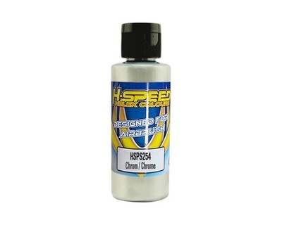 H-SPEED Lexan Airbrush Farbe 60ml Chrom HSPS254 