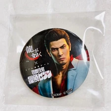 Kabukicho Detective Seven Ryu ga Gotoku Can Badge Kazuma Kiryu New