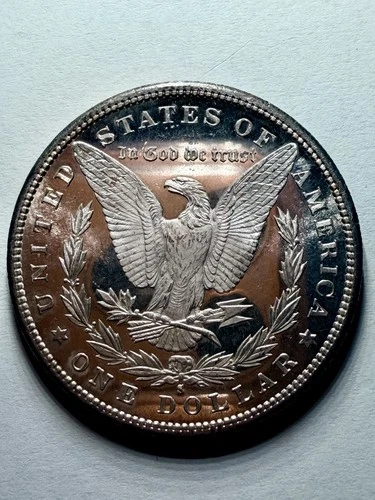 1880-S Morgan Silver Dollar Uncirculated Mint State 65 Shiny Beautiful Toning