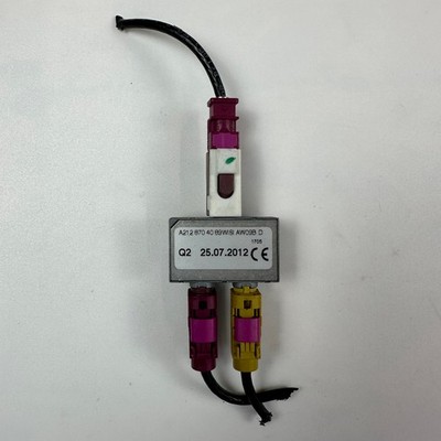 2010-2017 Mercedes E550 W207 W212 Antenna Signal Amplifier Splitter A21287040