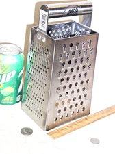XL 9-1/2" INCH AMCO 890 STAINLESS 4 SIDE PRO PROFESSIONAL COMMERCIAL BOX GRATER