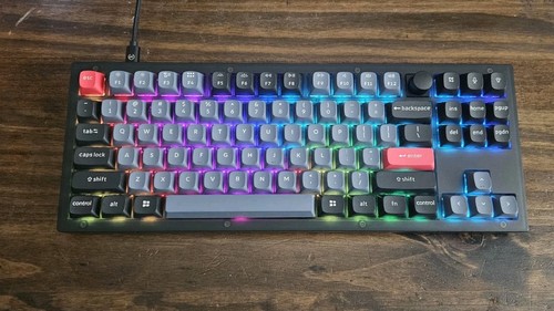 Keychron V3 Wired Custom Mechanical Keyboard Knob Version, TKL