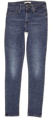 Levi's 721 Skinny Slim Stretch Jeans Damen Blau W29 L32 (104693)