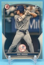 2023 Bowman Draft - Roc Riggio #BD-30 Sky Blue /499 (RC)