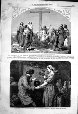 Alte Trennungsapostel Charles Gleyre 1858 letzter Prozess Madame Palissy viktorianisch