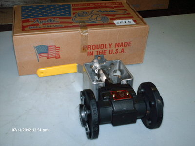 Apollo Ball Valve P/N CS-C23-A1 !/2'' 300# Flange Body: WCB CWP 740 at 100F (NIB)