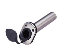 Pactrade Marine Boat S.S. 304 Fishing Rod Holder 9.5" Flush Mount 30° PVC Cap