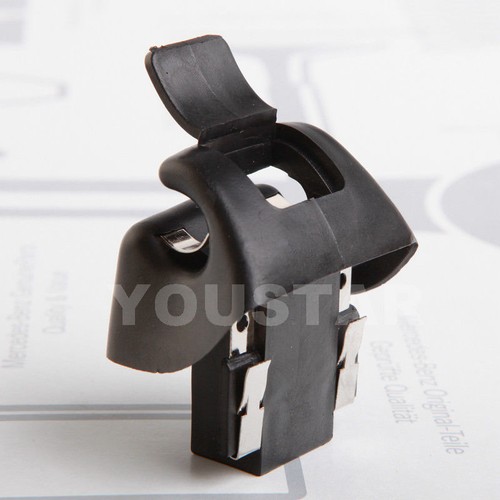 Sun Visor Mount Clip Holder 2xR BLACK for Mercedes Benz R129 SL500 Sl - Picture 6 of 9