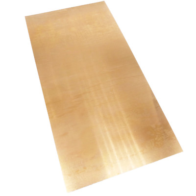US Stock 0.3 ±10% x 100 x 200mm C17200 Beryllium Bronze Thin Sheet Foil Plate