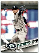 2017 TOPPS UPDATE CASEY LAWRENCE RC SEATTLE MARINERS #US89