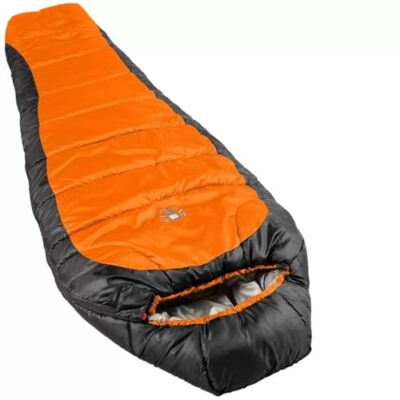 Coleman North Slim Mummy Sleeping Bag Orange Black -17.8