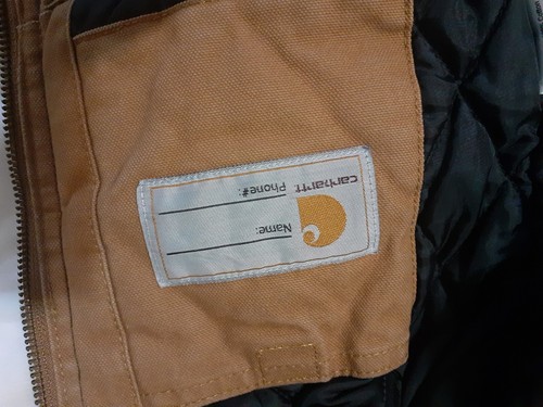 Carhartt Quilted Lined Hooded Jacket Youth Boys Size XXS 4-5 yrs - Picture 9 of 9