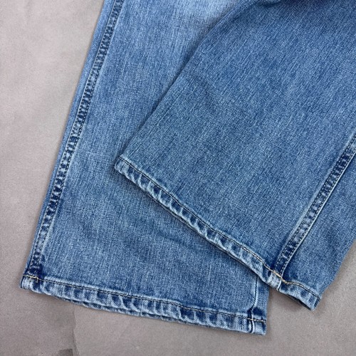 Wrangler Jeans Mens 36x32 Blue Retro Bootcut Western Cowboy Denim Pant Relaxed - Picture 7 of 17