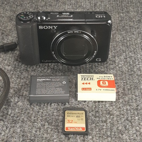 SONY Cyber-shot DSC-HX9V 16.2 MP Sony G Lens Digital Camera Battery SD Card - Picture 17 of 18