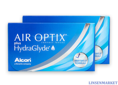 Air Optix Hydraglyde Alcon 2x6 Monatslinsen Kontaktlinsen