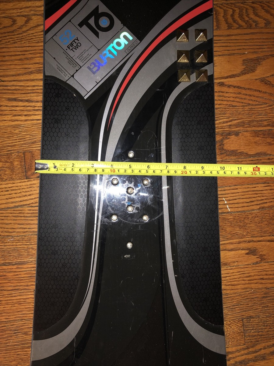 BURTON T6 52 Inch Snow Board Deck Only Normal Wear | eBay