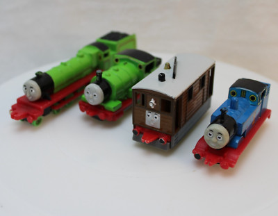 ERTL Thomas The Tank Engine Diecast Metal Lot Thomas Henry and Percy Toby