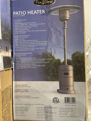 Fire Sense 46,000 BTU Restaurant Outdoor Patio Heater (Brand-New)