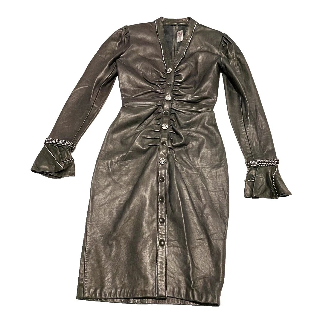 Leather Regular Size XS Original Vintage Clothing for Women