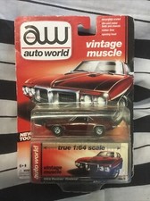 1969 Pontiac Firebird Trans Am Red 1:64 Auto World Vintage Muscle