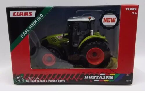 Britains 43374 Claas Arion 660 Tractor 1:32 Scale Model Farm Toy - Picture 3 of 3