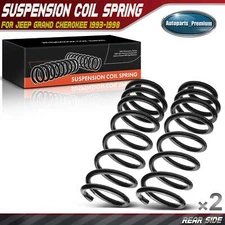 2Pcs Rear Left & Right Coil Springs for Jeep Grand Cherokee 1993-1998 52088102