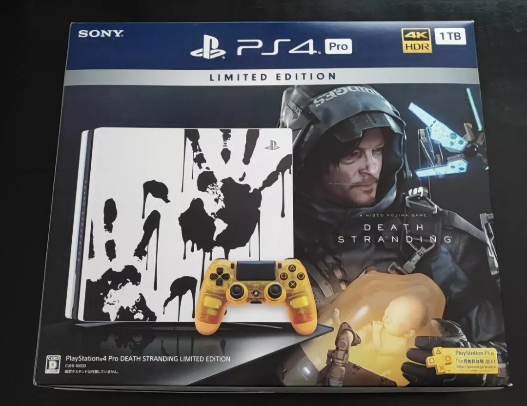 PS4 DEATH STRANDING LIMITED EDITION Pro 1TB Console Box