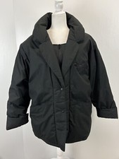 Women’s The Company Store Down Jacket Coat Xxl Black Warm Parka No Hood