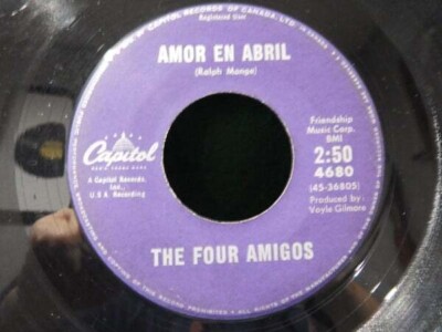 The Four Amigos Love Theme From ''El Cid'' Vinyl Single 7inch Capitol
