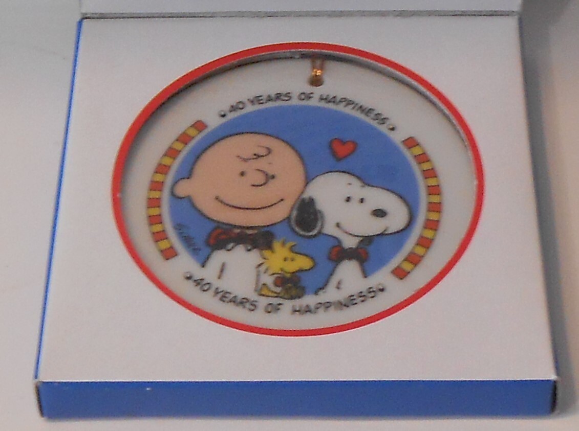 PEANUTS WILLITTS DESIGN - 1990 - 40th ANNIVERSARY PEANUTS